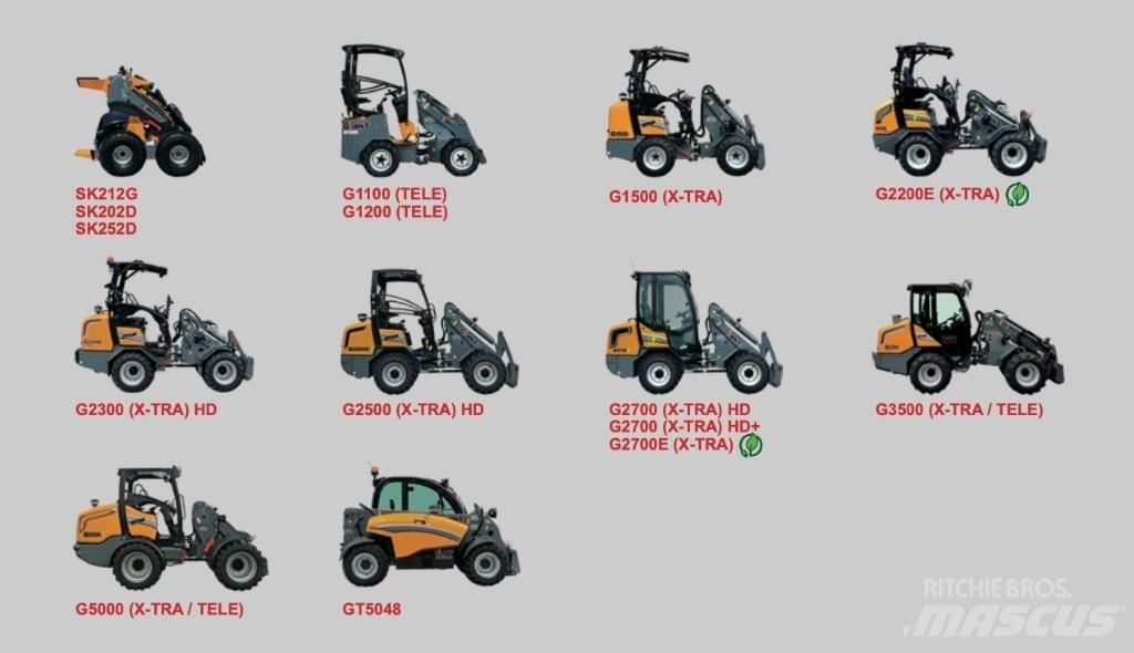 GiANT G 1500 X-tra Mini loaders