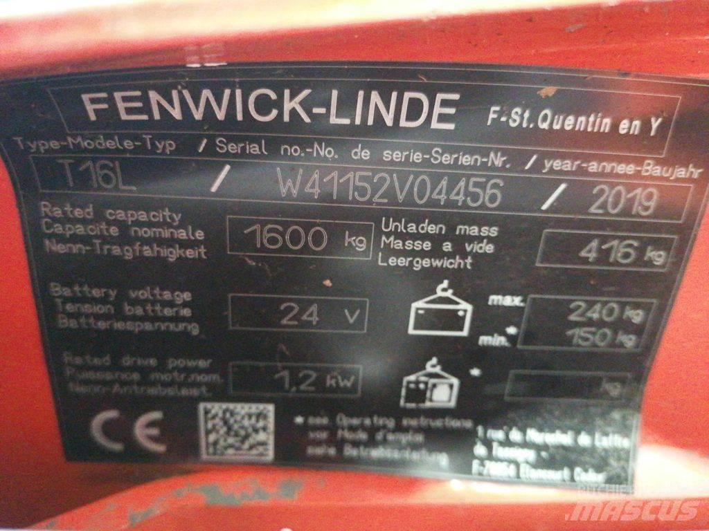 Linde T16L Low lifter