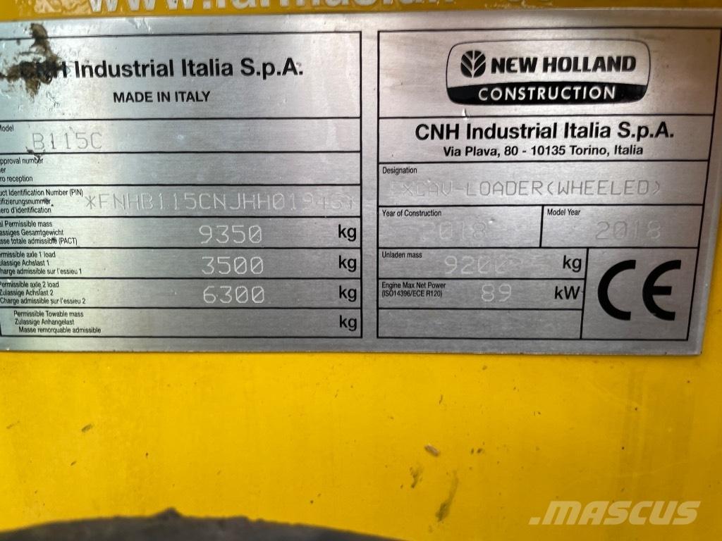 New Holland B115C Backhoe