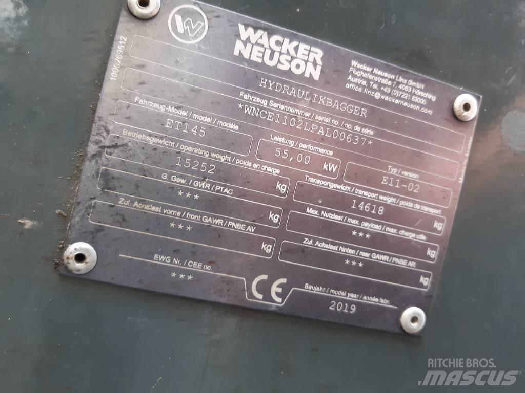 Wacker Neuson ET145 Crawler excavators