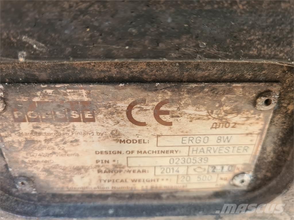 Ponsse Ergo 8wd Harvesters