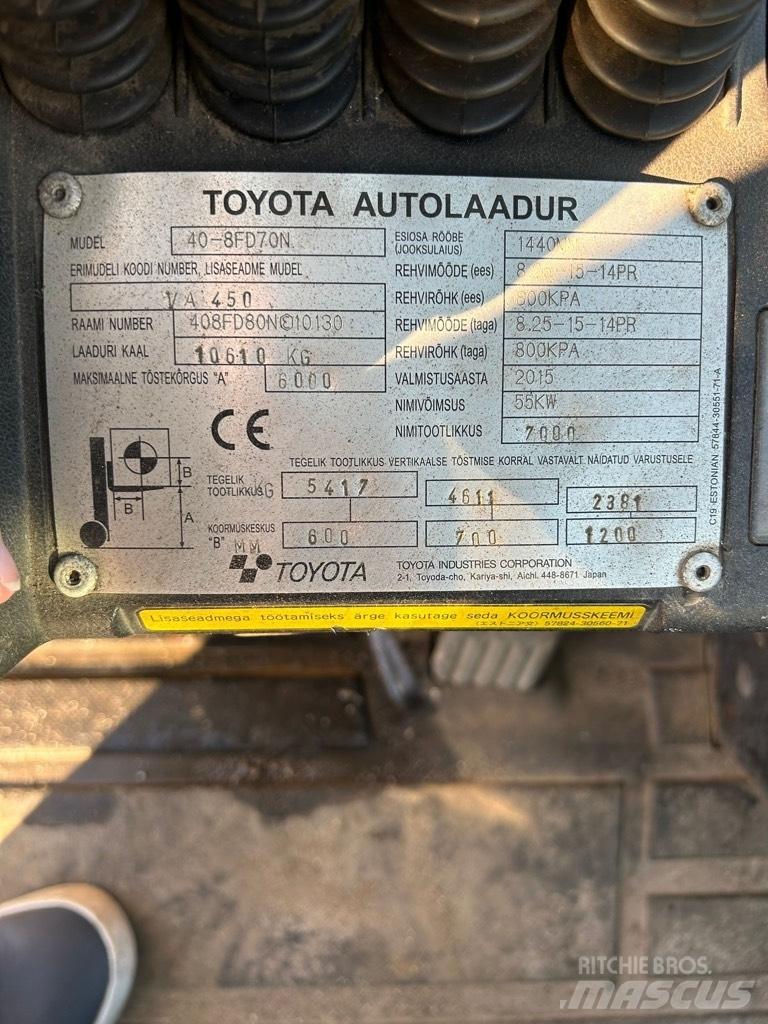 Toyota 40-8 FD 70 N Diesel trucks