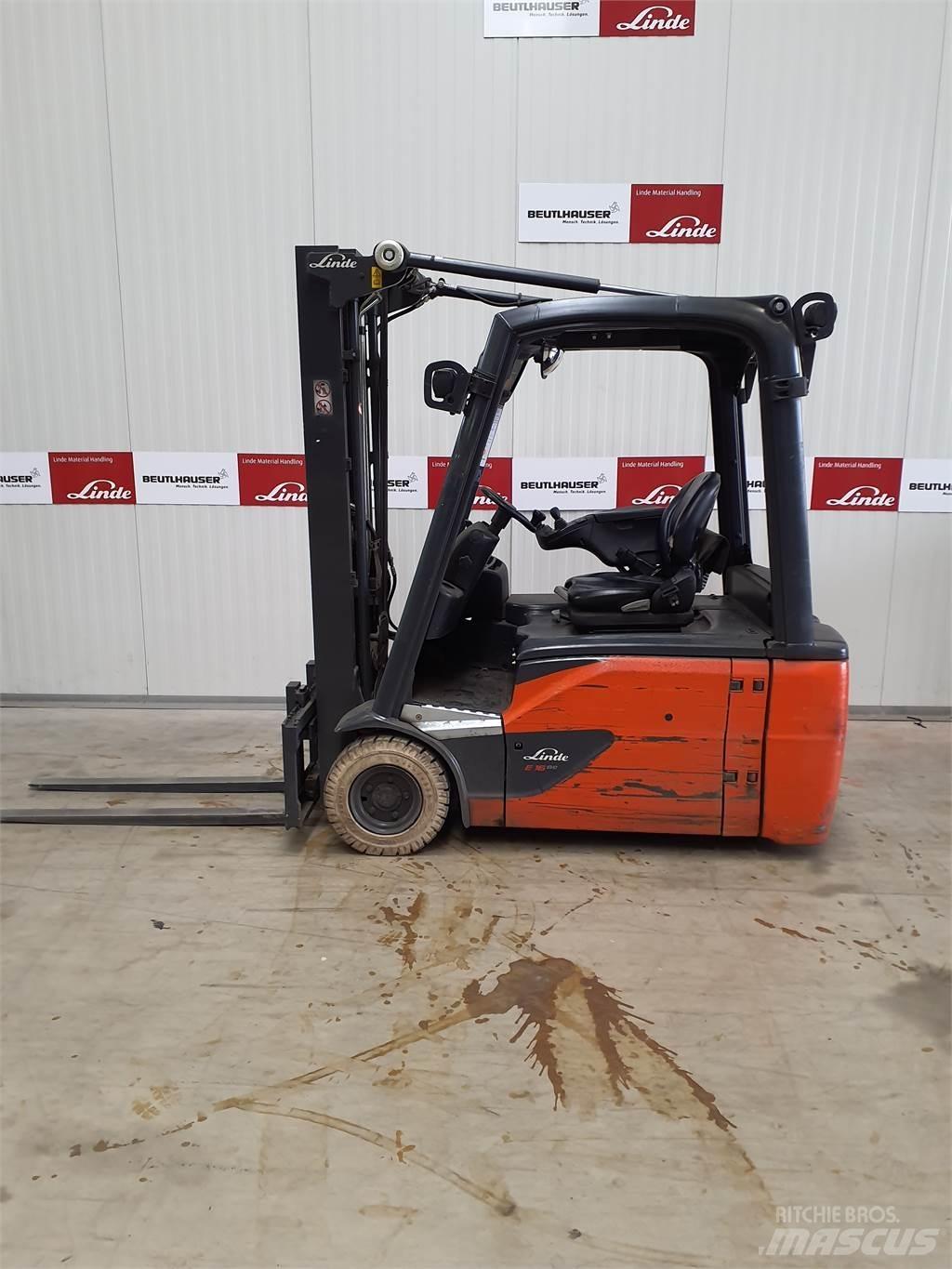 Linde E16L Electric forklift trucks