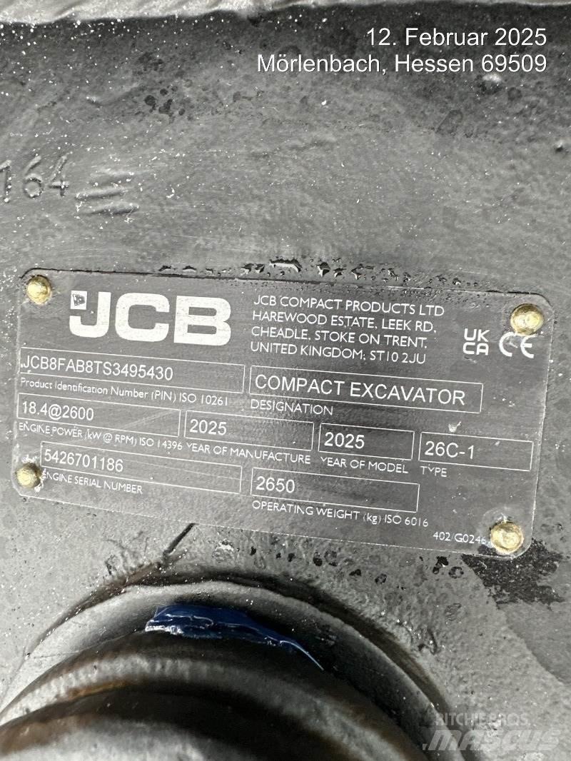 JCB 26C-1 Mini excavators < 7t (Mini diggers)