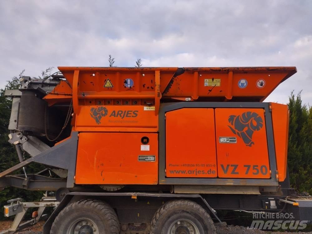 Arjes VZ 750 Waste Shredders