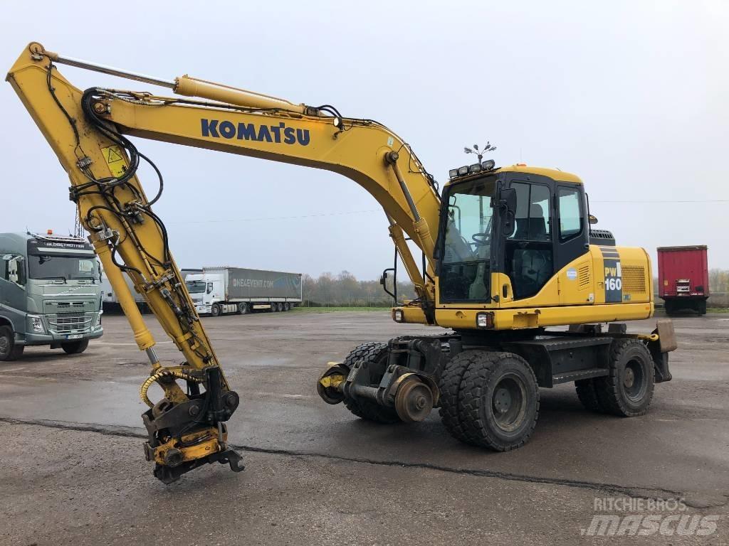 Komatsu PW160-7E0 Wheeled excavators