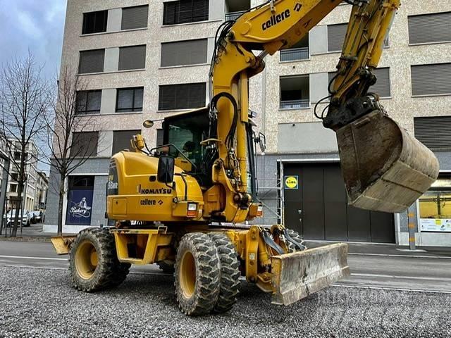 Komatsu PW 98 MR Wheeled excavators