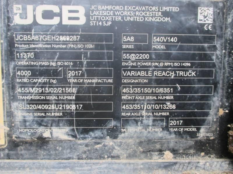 JCB 540-140 Telescopic handlers