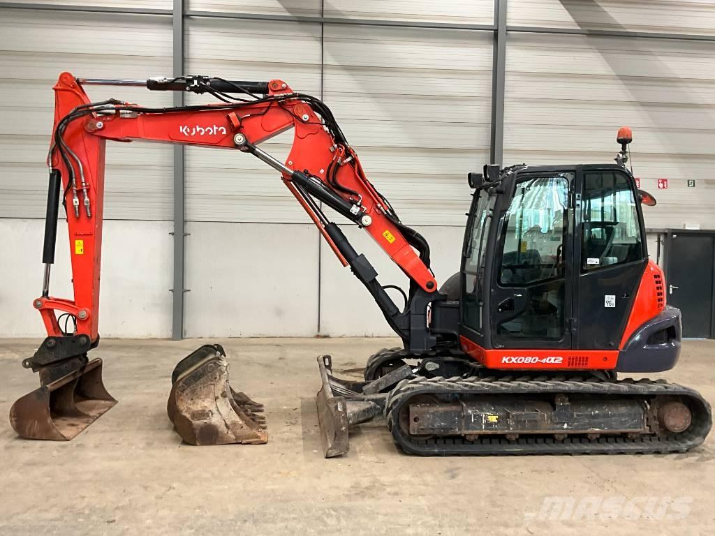 Kubota KX 080-4 A 2 Mini excavators  7t - 12t
