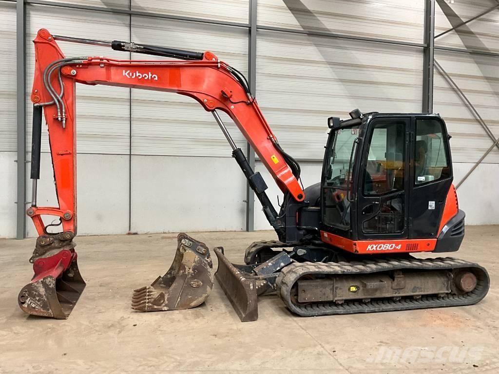 Kubota KX 080-4 Mini excavators  7t - 12t