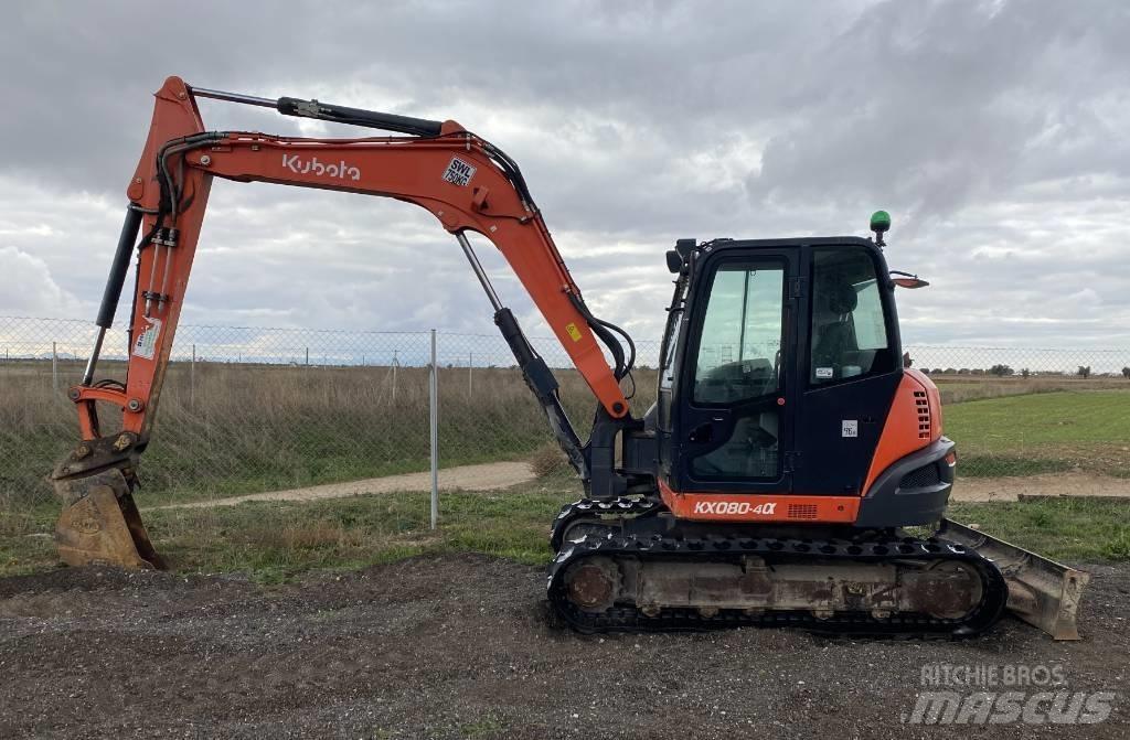 Kubota KX 080-4 Mini excavators  7t - 12t