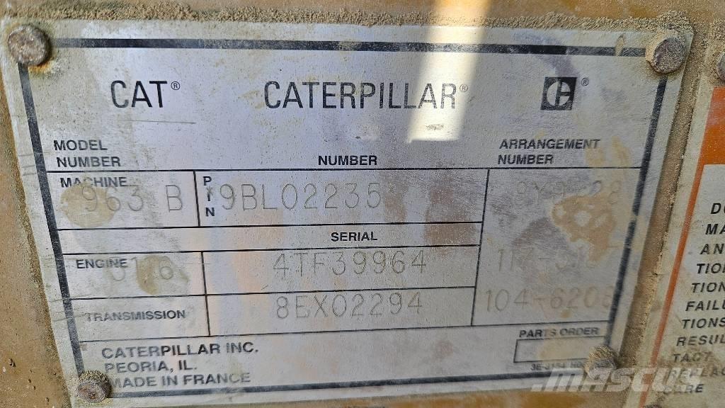 CAT 963 B Crawler loaders