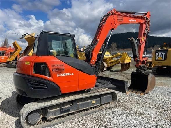Kubota KX080-4 Crawler excavators