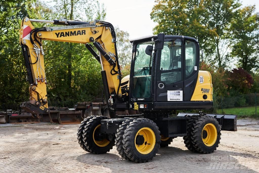 Yanmar B 75 W Wheeled excavators