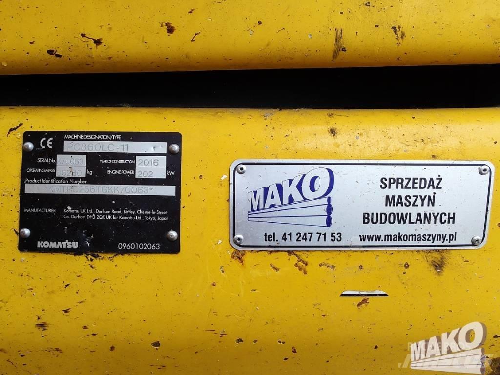 Komatsu PC 360 Crawler excavators