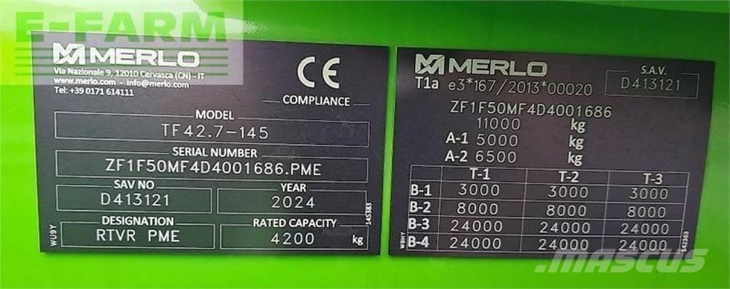Merlo tf 42.7 - 145 Telehandlers