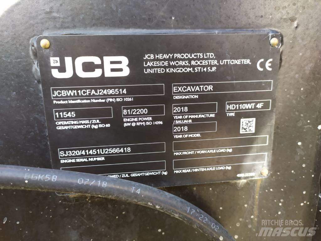 JCB Hydradig Wheeled excavators