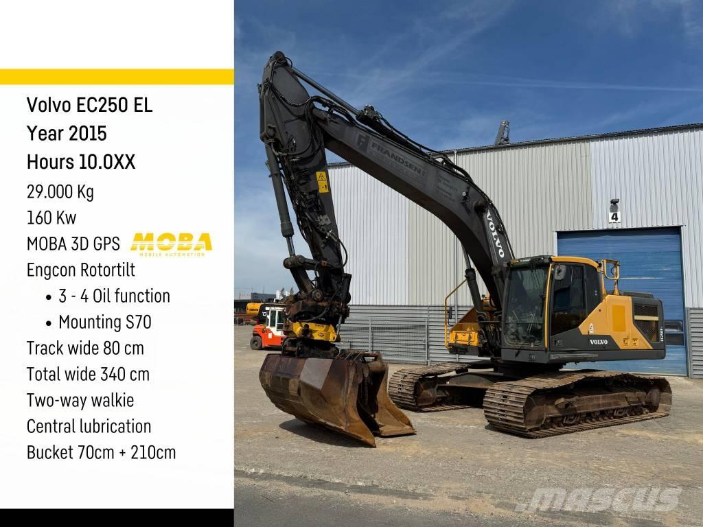 Volvo EC 250 EL Crawler excavators