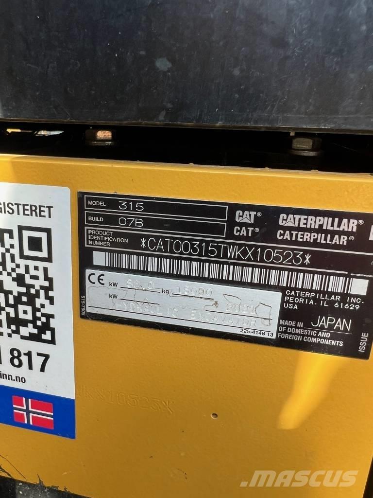 CAT 315 Crawler excavators