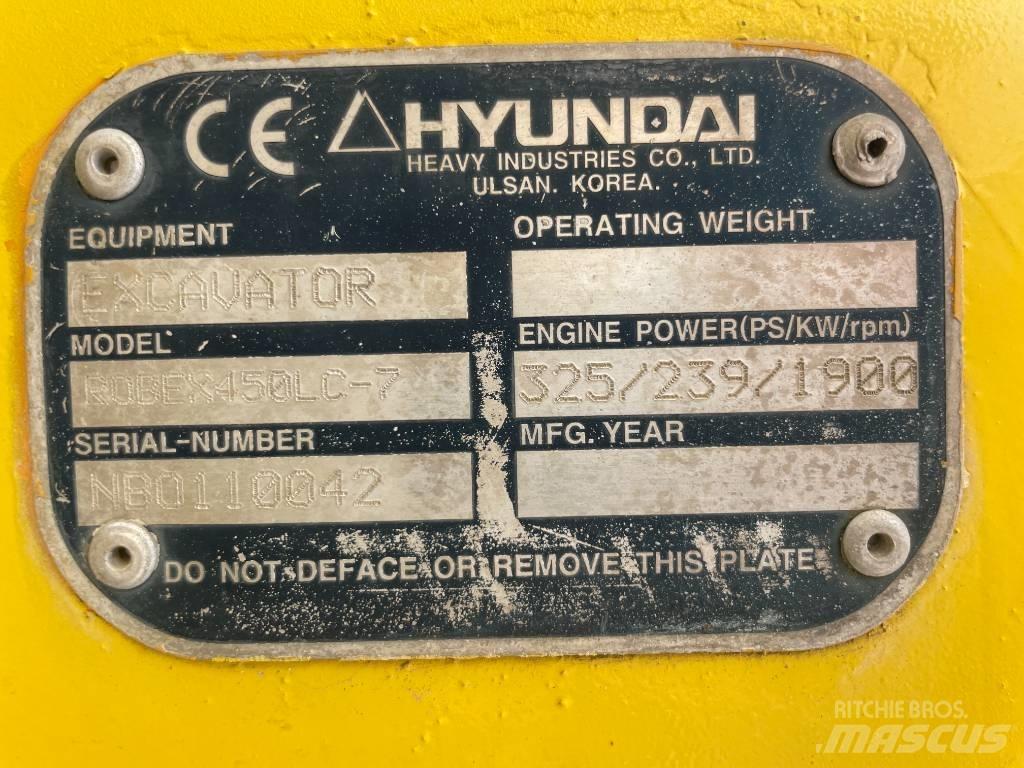 Hyundai R 450 LC-7 Crawler excavators