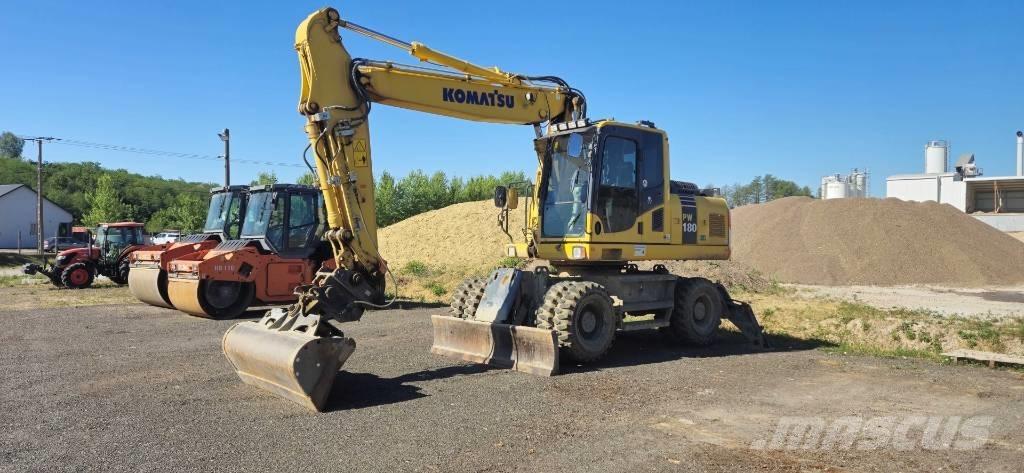 Komatsu PW 180-7EO Wheeled excavators