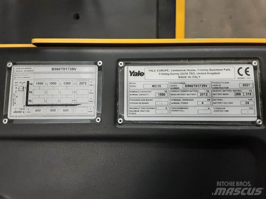 Yale MC15 Reach truck