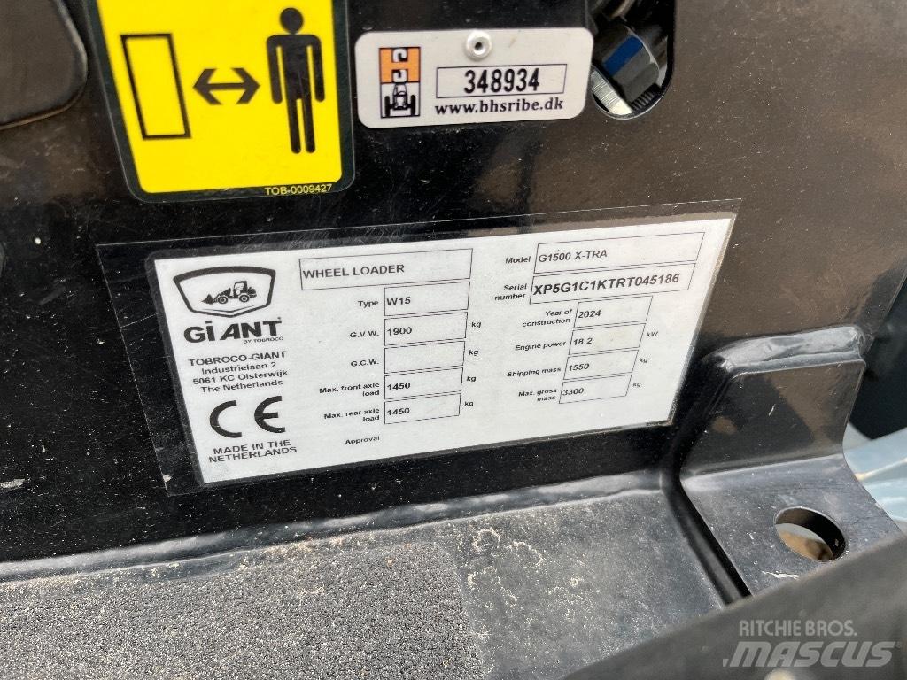 GiANT G 1500 X-tra Wheel loaders