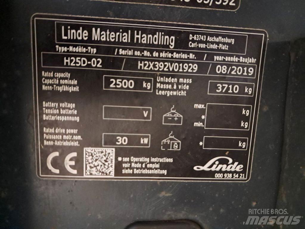 Linde H25D-02 Diesel trucks