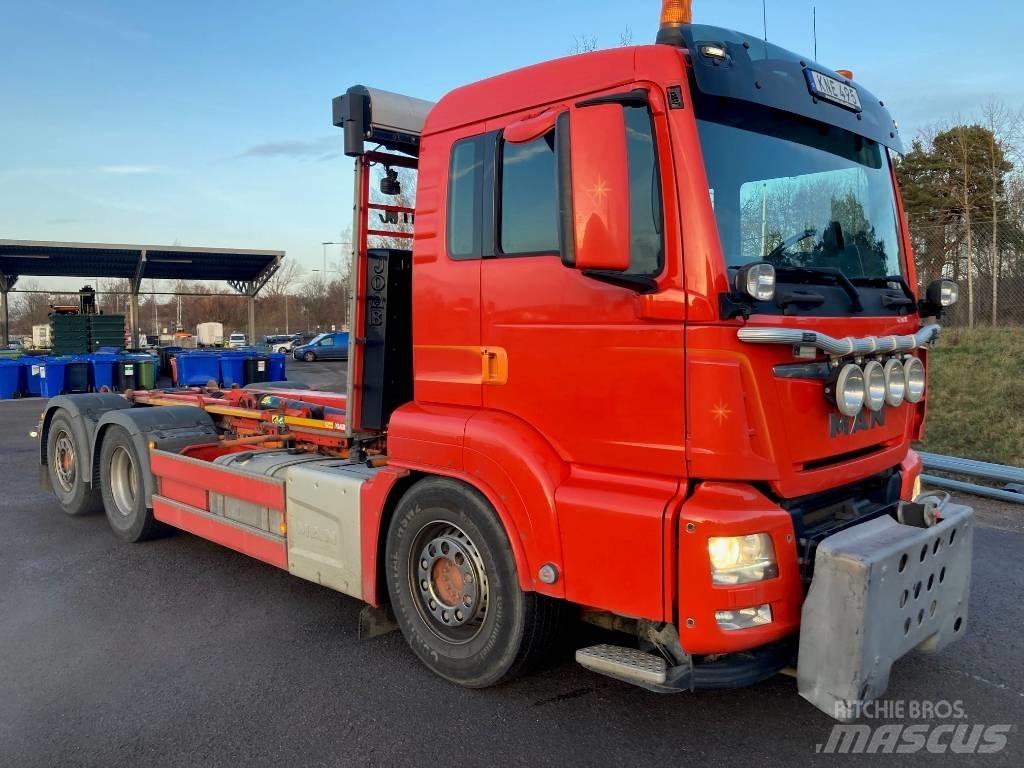 MAN TGS 26.460 LL Hook lift trucks