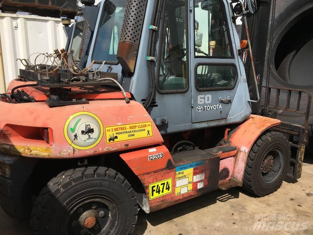 Toyota 5FG60 LPG trucks