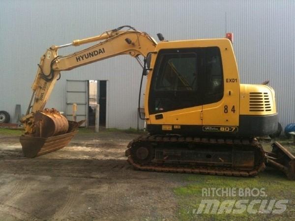 Hyundai R80-7 Mini excavators  7t - 12t