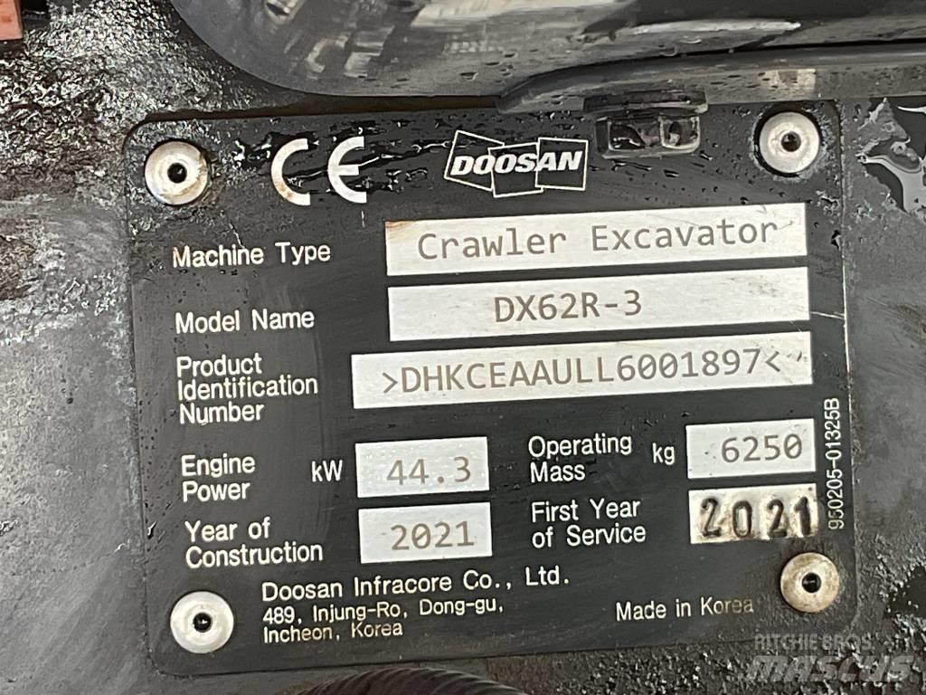 Doosan DX 62 R-3 Mini excavators < 7t (Mini diggers)