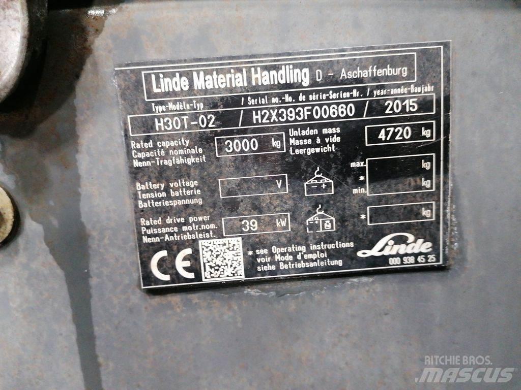 Linde H30T-02 LPG trucks