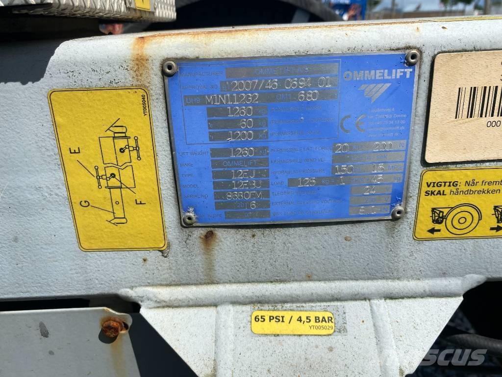 Omme Mini 12 EBJ Trailer mounted platforms
