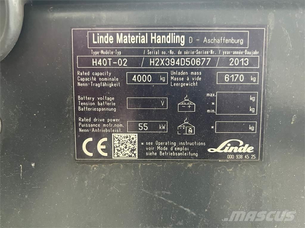 Linde H40T-02 LPG trucks