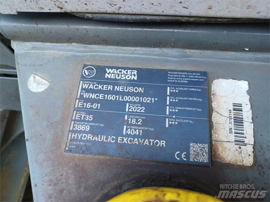 Wacker Neuson ET35 Crawler excavators