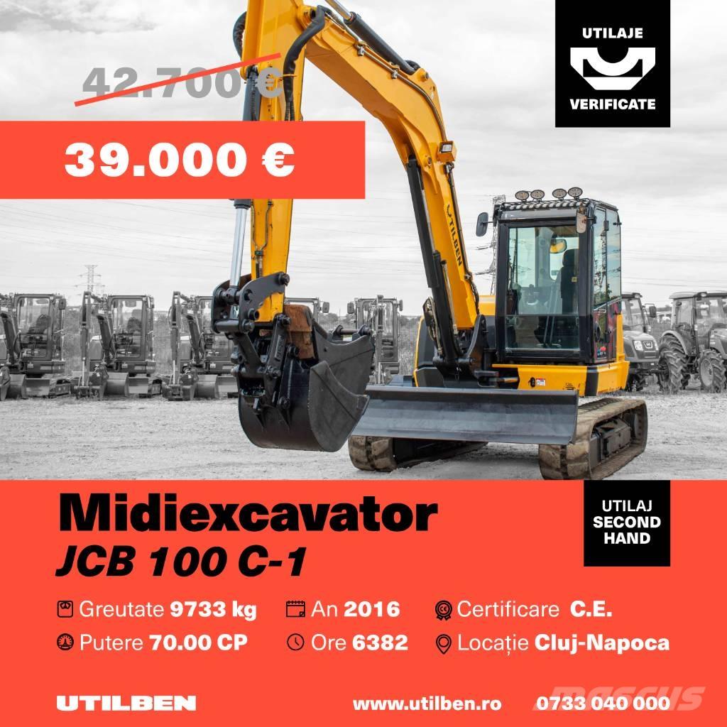 JCB 100 C-1 Mini excavators  7t - 12t