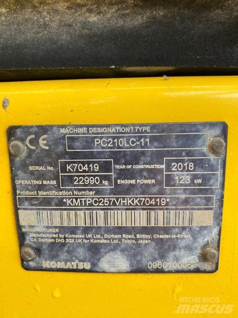Komatsu PC 210 LC Crawler excavators