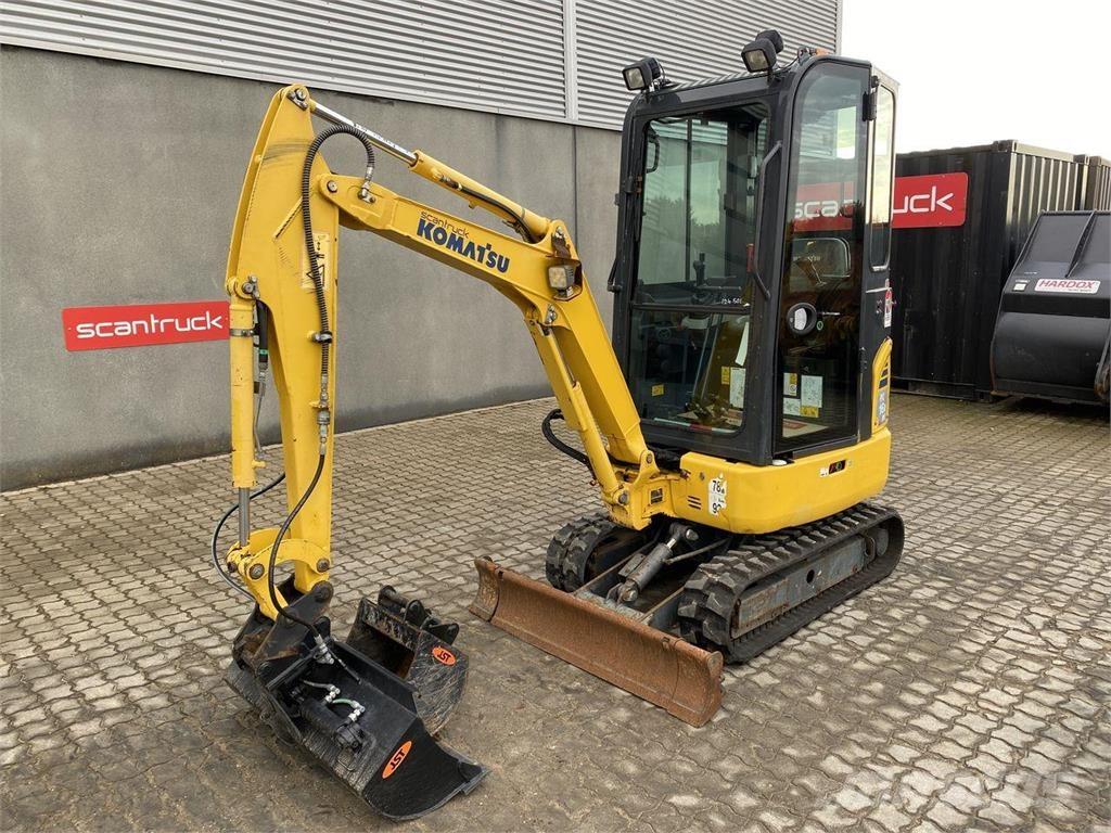 Komatsu PC16 Wheeled excavators