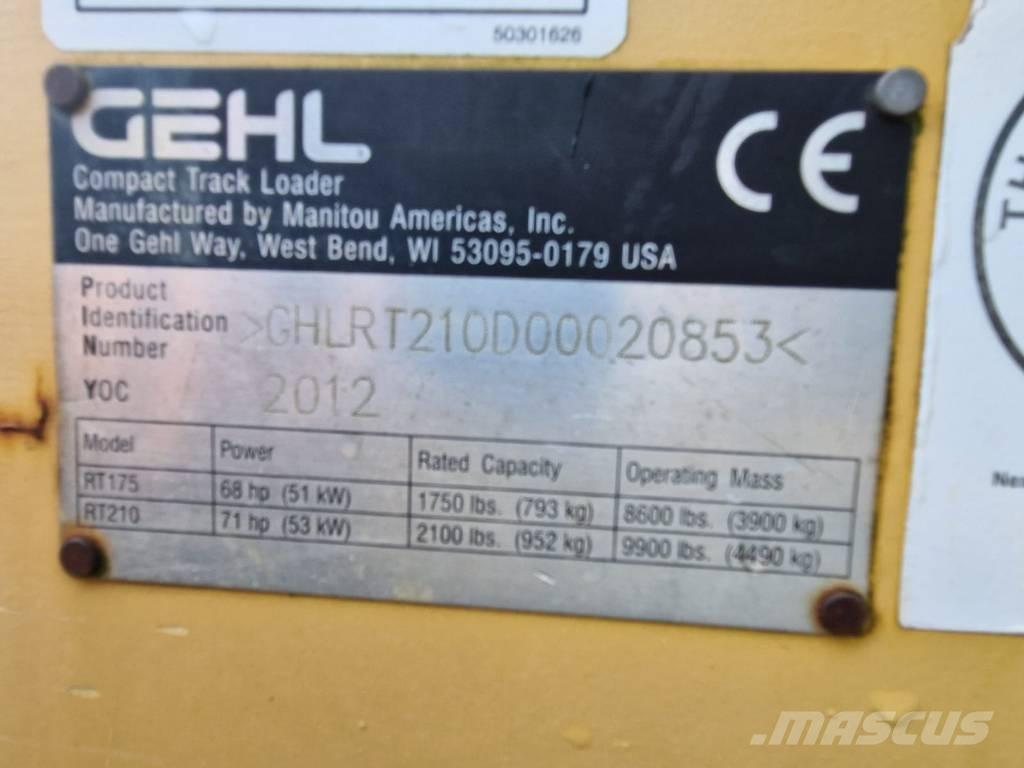 Gehl RT 210 Crawler loaders