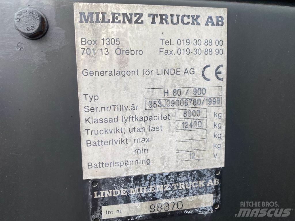 Linde H80D/900 Diesel trucks
