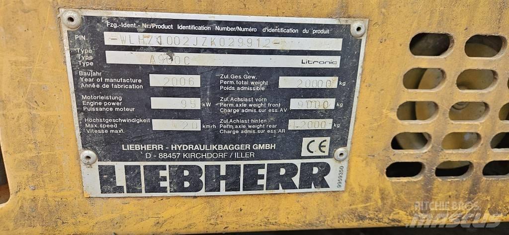 Liebherr A 900 C Wheeled excavators