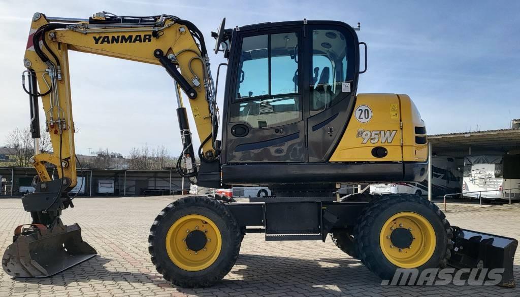 Yanmar B 95 W Wheeled excavators