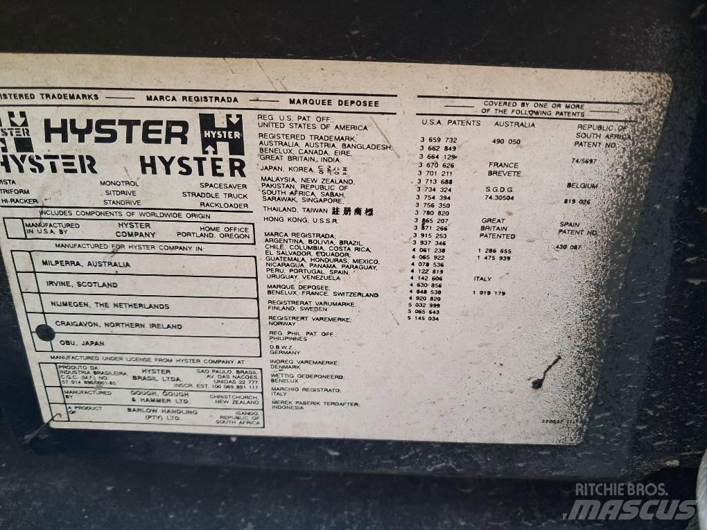 Hyster H250XL LPG trucks