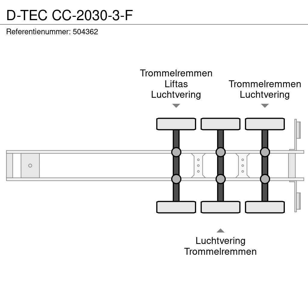 D-tec CC-2030-3-F Container semi-trailers