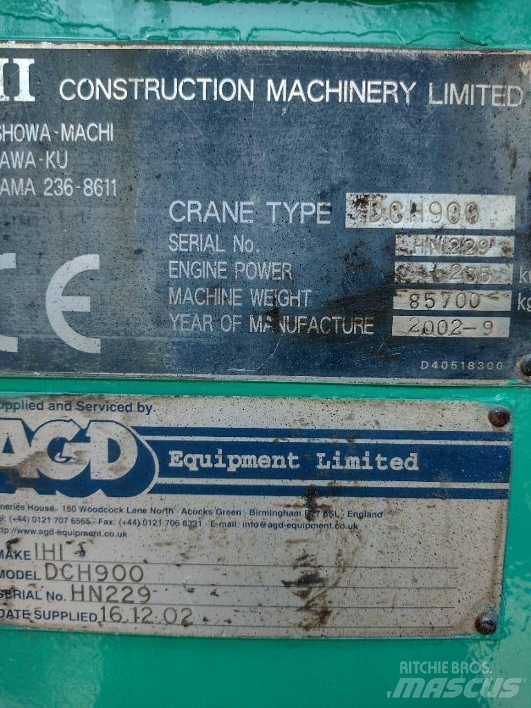 IHI DCH900 Track mounted cranes