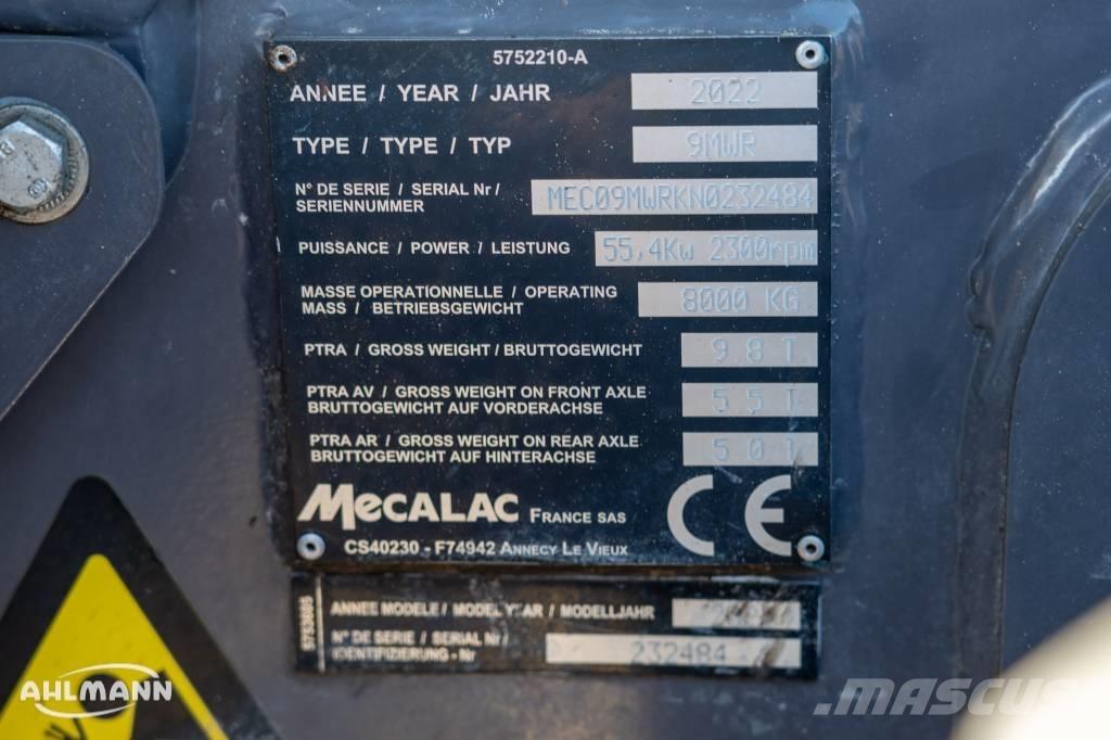 Mecalac 9 MWR NG Mini excavators  7t - 12t