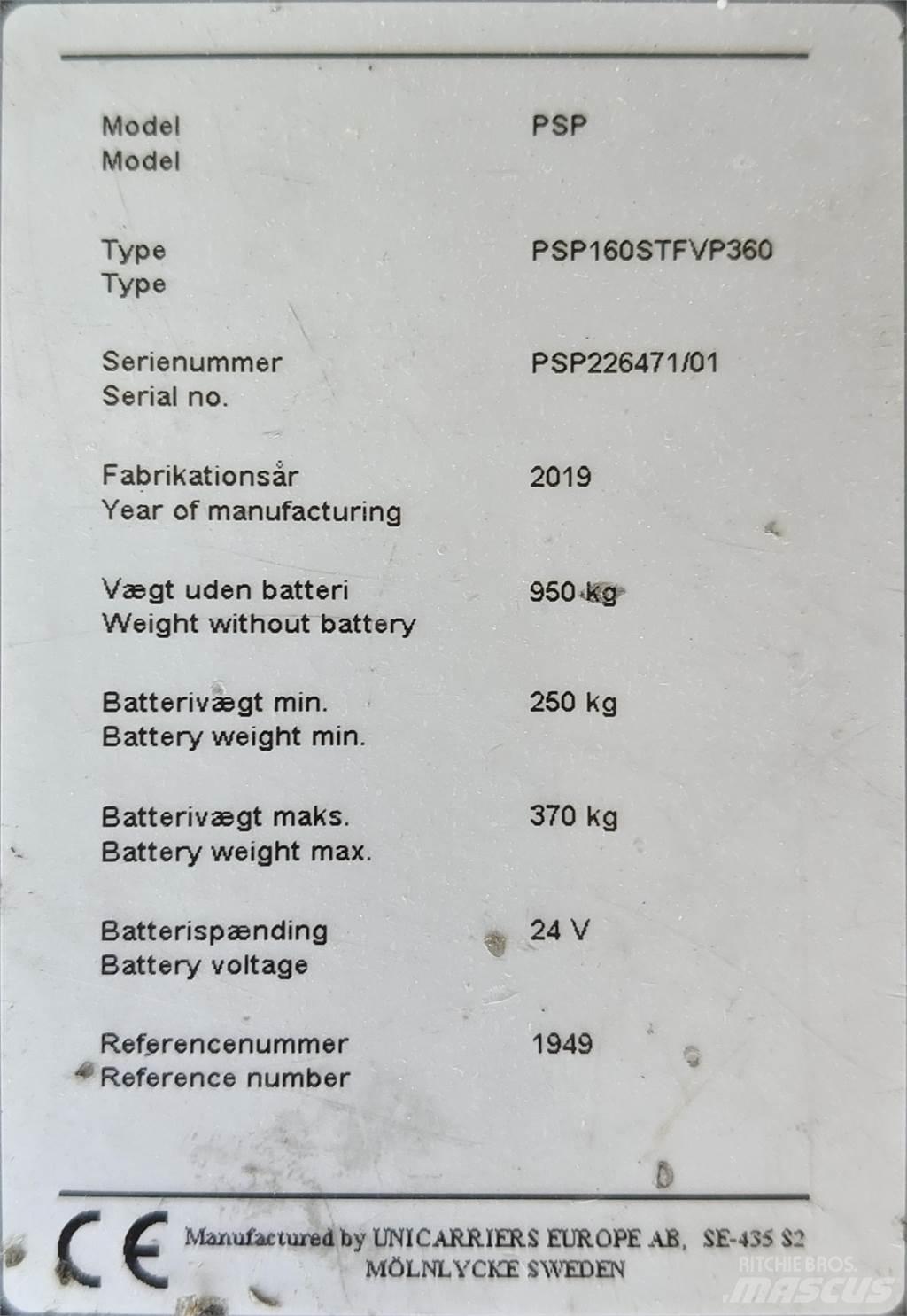 Atlet PSP160 Low lift with platform