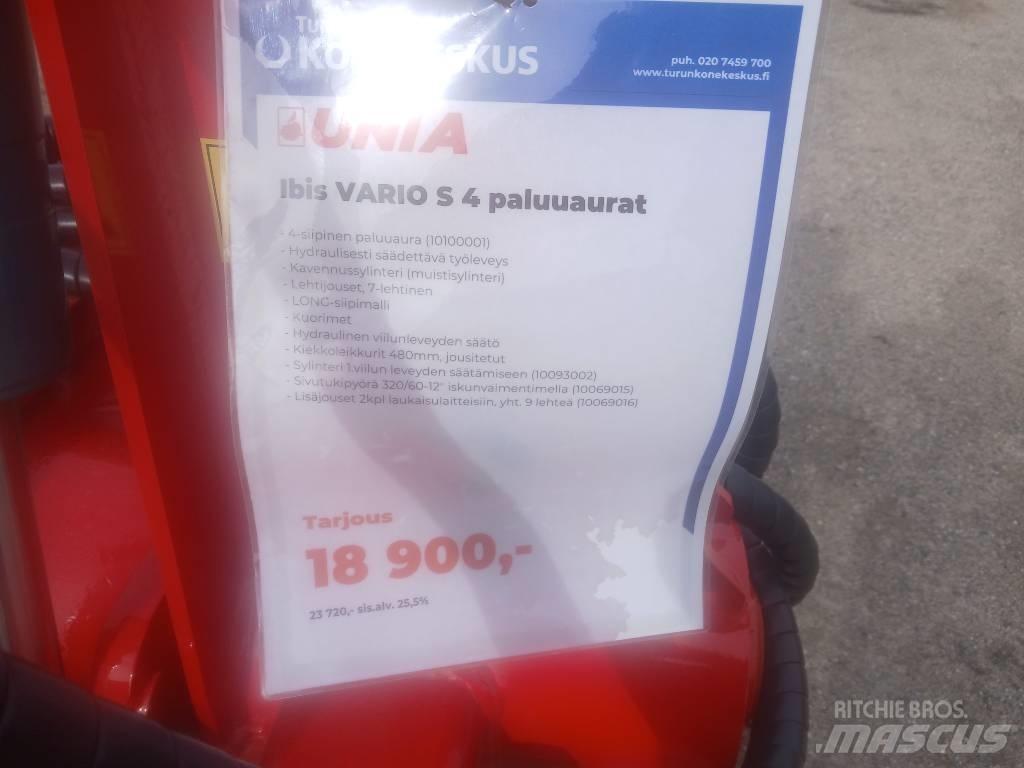 Unia Vario 4S Reversible ploughs