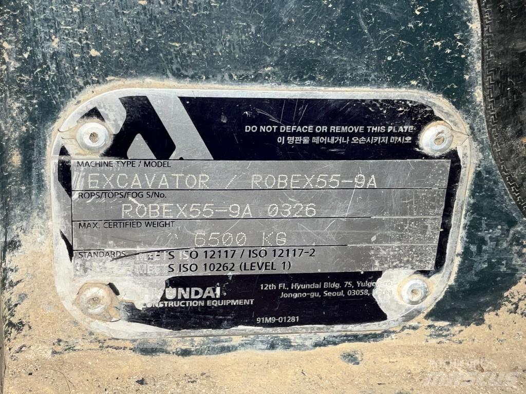 Hyundai Robex 55-9 A Cabins and interior